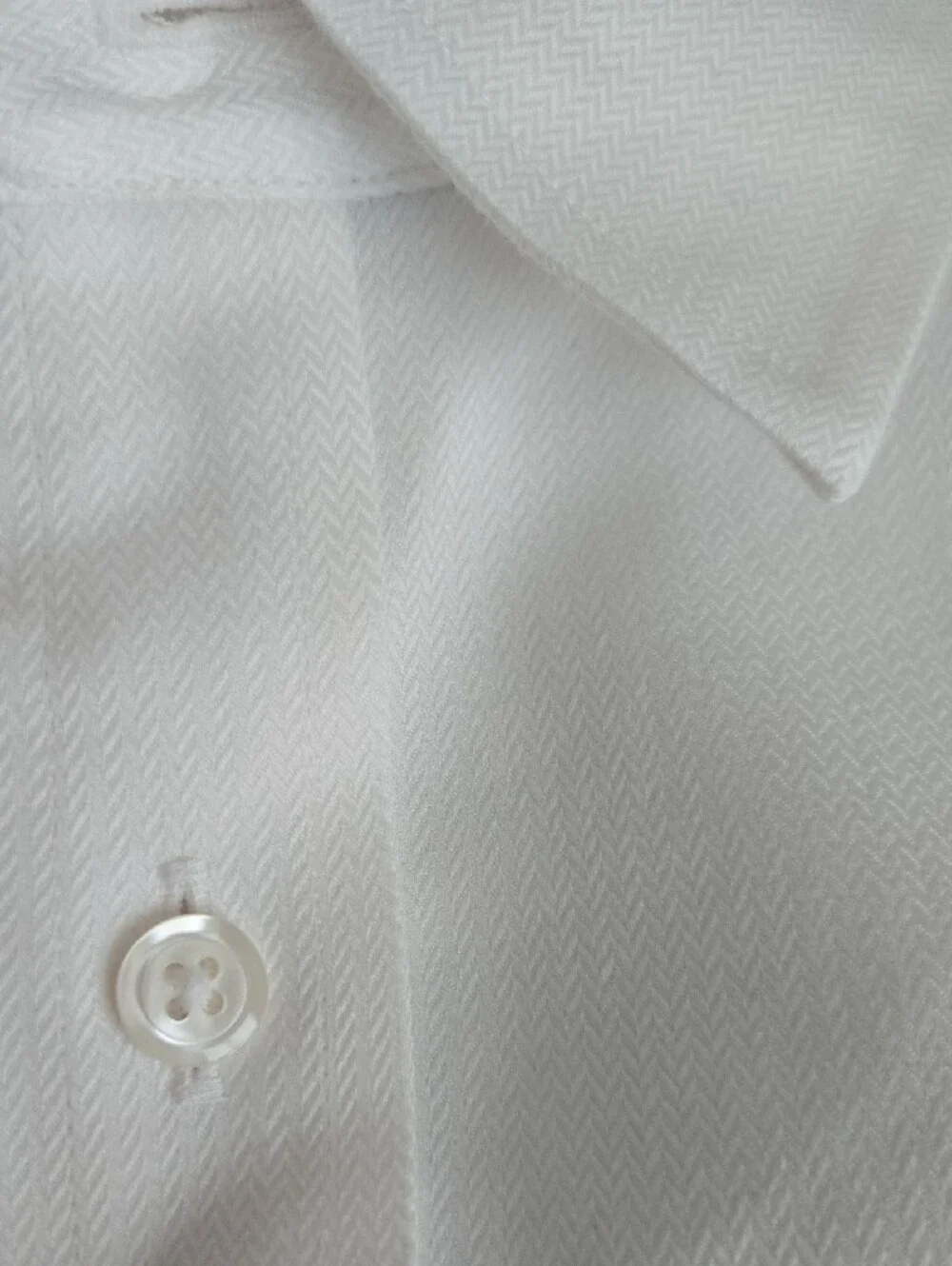 Boys Classic White Long-Sleeve Dress Shirt
